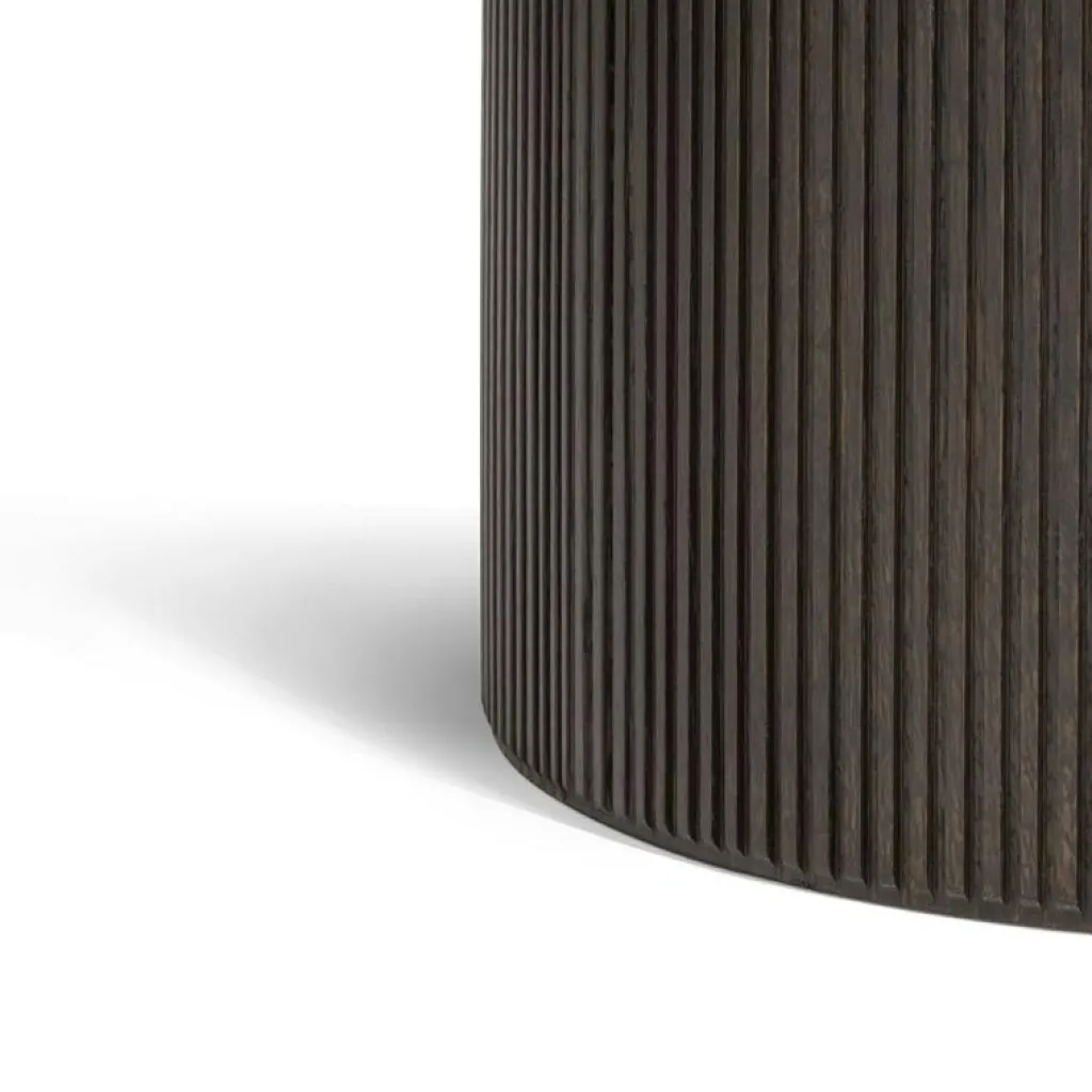 Vipp Matbord Och Barbord-495 Bord Rund Ø150 cm, Grå Marmor / Ljus Ek