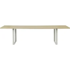 Muuto Matbord Och Barbord-70/70 Bord 108x295 cm, Massiv Rökt Ek / Vit