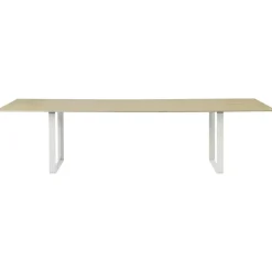 Muuto Matbord Och Barbord-70/70 Bord 108x295 cm, Massiv Rökt Ek / Vit