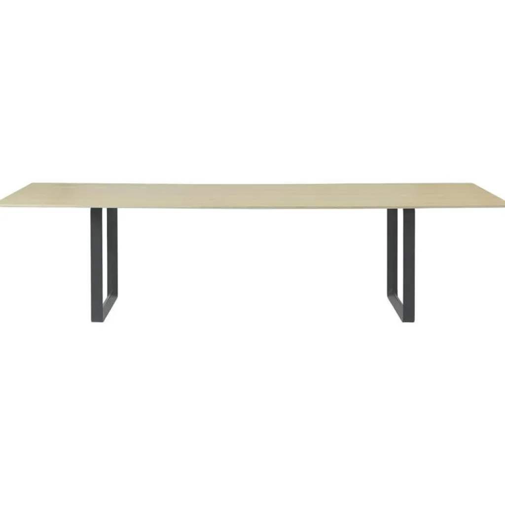 Muuto Matbord Och Barbord-70/70 Bord 108x295 cm, Massiv Rökt Ek / Vit