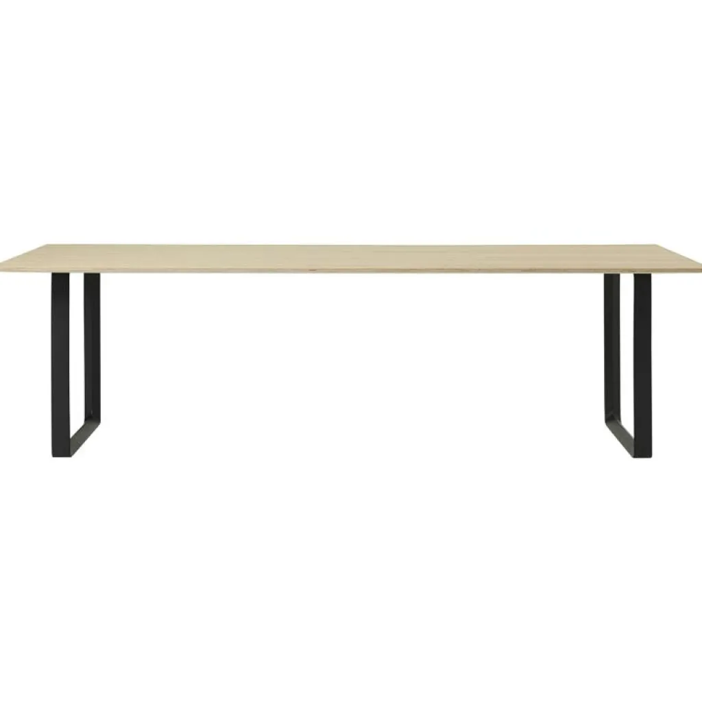 Muuto Matbord Och Barbord-70/70 Bord 108x295 cm, Massiv Rökt Ek / Vit