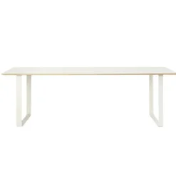 Muuto Matbord Och Barbord-70/70 Bord 108x255 cm, Massiv Rökt Ek / Sand