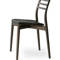 481 Cabin Stol Läder, Ljus Ek / Sand