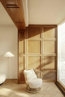 GUBI Golvlampor-9602 Golvlampa, Bambu