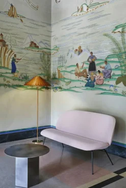 GUBI Golvlampor-9602 Golvlampa, Bambu