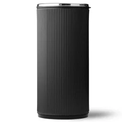 Vipp Papperskorgar & Pedalhinkar-18 Open Top Sopkorg 22 L, Svart / Polerat Stål