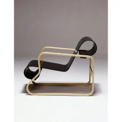 41 Paimio Fåtölj, Svart