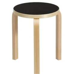 60 Pall, Björk / Vit Laminat