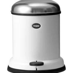 Vipp Papperskorgar & Pedalhinkar-13 Pedalhink Vit, 4 L
