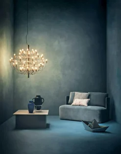 2097/50 Sarfatti Ljuskrona LED, Krom