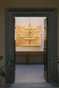 Flos Ljuskronor & Takkronor|Pendellampor-2097/75 Sarfatti Ljuskrona LED, Krom