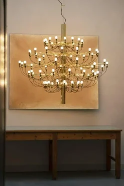 Flos Ljuskronor & Takkronor|Pendellampor-2097/75 Sarfatti Ljuskrona LED, Krom