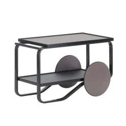 901 Serveringsvagn, Björk / Vit Laminat