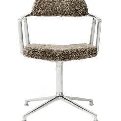 452 Snurrstol, Curly Edition, Fårskinn