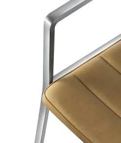 Vipp Skrivbordsstolar & Kontorsstolar-452 Snurrstol Med Fötter, Polerat Aluminium / Svart Läder