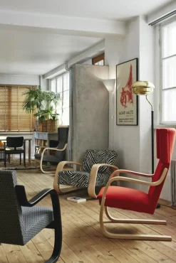 Artek Golvlampor-A808 Golvlampa, Polerad Mässing