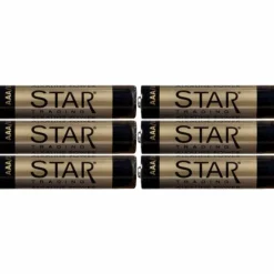 Star Trading Övriga Lamptillbehör-AAA Alkaline Power Batterier, 6-pack