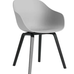 AAC 222 2.0 Karmstol, Svartlackad Ek / Concrete Grey