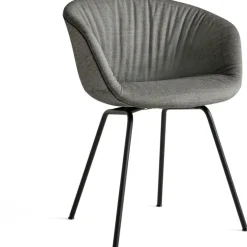 AAC27 Soft Stol, Svarta Ben / Remix 152 Grey