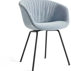 AAC27 Soft Stol, Svarta Ben / Remix 152 Grey