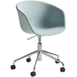 AAC53 Stol 5 star swivel, Aluminium / Coda White