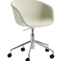 AAC53 Stol 5 star swivel, Aluminium / Coda White