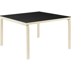 Artek Matbord Och Barbord-Aalto 84 Bord Kvadratisk 120x120 cm, Björk