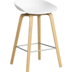 AAS 32 2.0 Barstol 75 cm, Lackad Ek / Svart