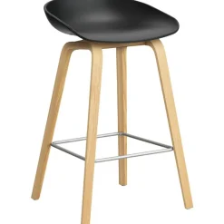 AAS 32 2.0 Barstol 75 cm, Lackad Ek / Svart
