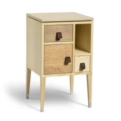 Abisko Sängbord Höga Ben, Fanér