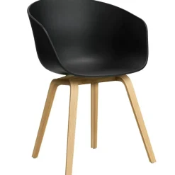 ACC 22 2.0 Karmstol, Lackerad Ek / Svart