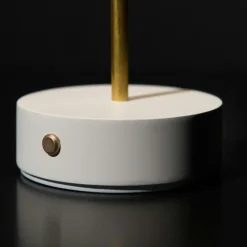 SLAMP Portabla Lampor|Portabla Lampor-Accordéon Battery Borda Portabel, Vit / Prisma