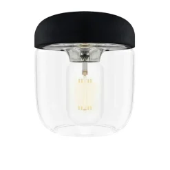 Acorn Lampskärm, Vit / Mässing