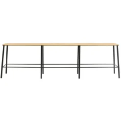 Frama Bänkar-Adam Bänk 160cm, Svart/Ek