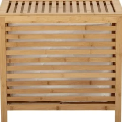 Bloomingville Tvättkorgar-Aden Tvättkorg Bambu Med Tvättpåse,