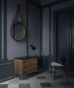 GUBI Väggspeglar-Adnet Väggspegel Cirkulär 58 cm, Cream