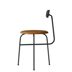 Afteroom Stol 4, Svart/Cognac Läder