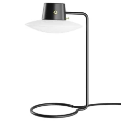 Louis Poulsen Sänglampor|Skrivbordslampor-AJ Oxford Bordslampa 410 mm, Opal / Svart