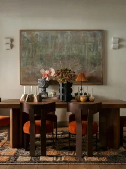 Dusty Deco Stolar-Alba Stol, Ek / Bouclé Sand