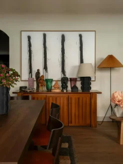 Dusty Deco Stolar-Alba Stol, Ek / Bouclé Sand