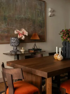 Dusty Deco Stolar-Alba Stol, Ek / Bouclé Sand