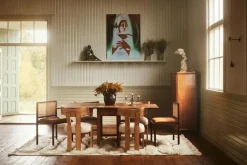 Dusty Deco Stolar-Alba Stol, Ek / Bouclé Sand