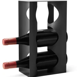 Alfredo Vinställ Rostfritt Stål, Midnight Black