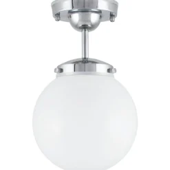 Globen Lighting Badrumsbelysning|Plafonder-Alley Taklampa, Antik Mässing / Vit