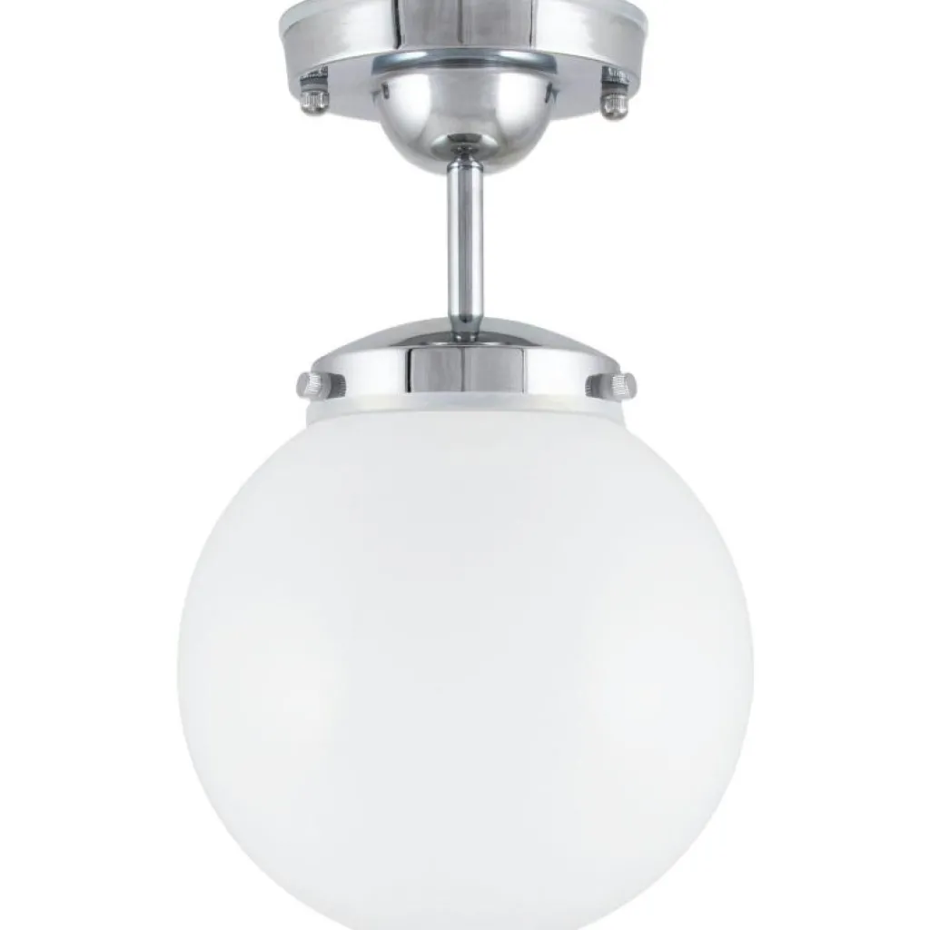 Globen Lighting Badrumsbelysning|Plafonder-Alley Taklampa, Antik Mässing / Vit