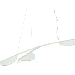 Flos Pendellampor-Almendra Organic Y Short S3 Pendel, Bay Blue Metallized