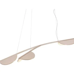 Flos Pendellampor-Almendra Organic Y Short S3 Pendel, Bay Blue Metallized