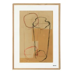 Iittala Posters-Alvar Aalto Art Poster 50x70 cm, Sketch Black
