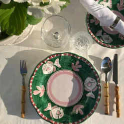 Piccola Home Assietter-Amalfi Salladstallrik 20 cm, Grön