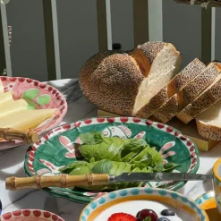 Piccola Home Assietter-Amalfi Salladstallrik 20 cm, Grön